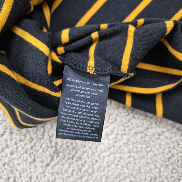 Tommy Hilfiger 2X Pullover Womens Top Blue Yellow Stripes - Picture 6 of 8